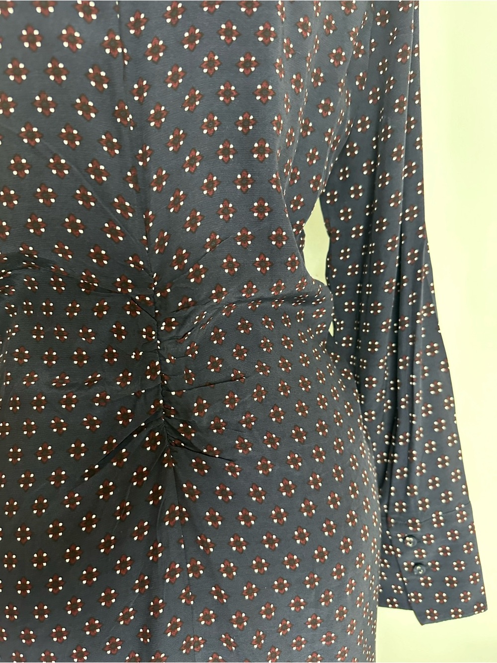 Madewell Ruched Midi Shirtdress - Picture 7 of 14